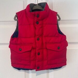 Baby Gap 18-24 Months ColdControl Max Red Quilted Puffer Vest Water Resistant